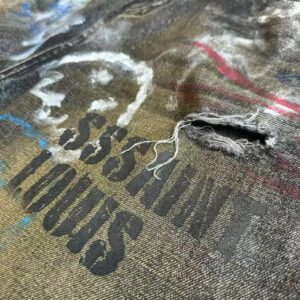 sssaint louis graffiti jeans unisex