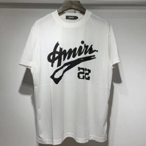 amiri breathable mesh set black white