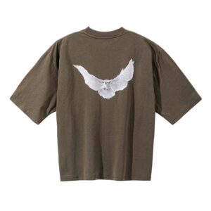 yeezy dove graphic t shirt multicolor