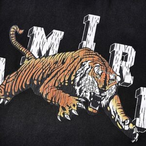 amiri tiger graphic t shirt black green
