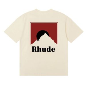 rhude sunset graphic tee multicolor