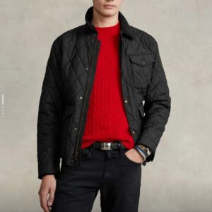 ralph lauren quilted jacket multicolor