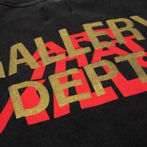 gallery dept black washed tee multicolor