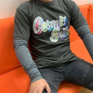 gallery dept black washed tee multicolor