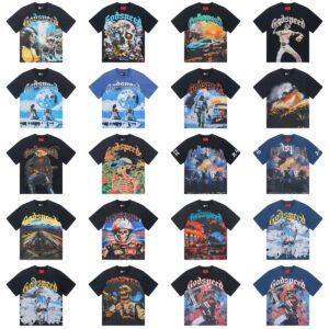 godspeed skull print tee black