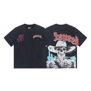 godspeed skull print tee black