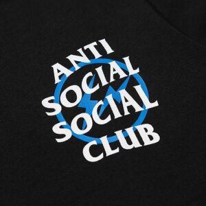 assc lightning print t shirt black