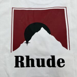 rhude sunset graphic tee multicolor