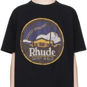 rhude sunset graphic tee multicolor