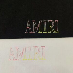 amiri cosmic letter t shirt multicolor
