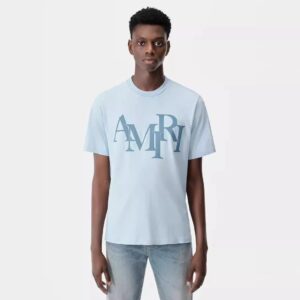 amiri logo printed t shirt multi