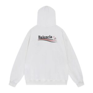 balenciaga wave embroidery hoodie multi color