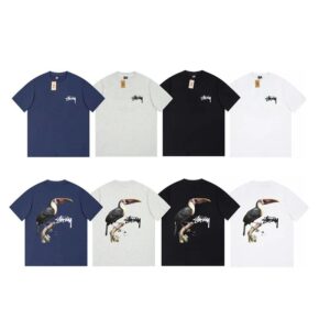 stussy graphic logo tee multicolor