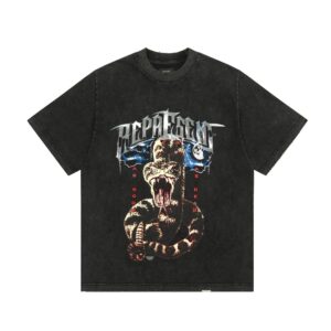 represent snake tee washed casual black