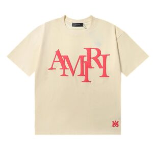 amiri logo printed t shirt multi