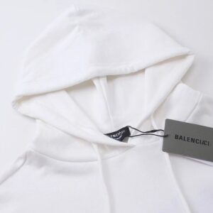balenciaga wave embroidery hoodie multi color