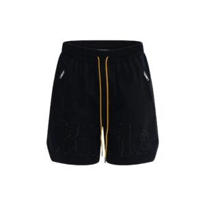 rhode embroidered drawstring shorts multicolor