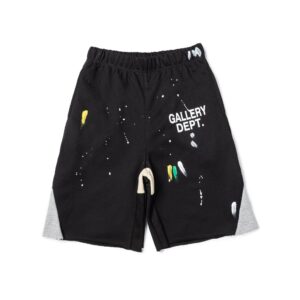 gallery dept paint splatter shorts multicolor