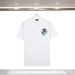 amiri black leopard t shirt multi