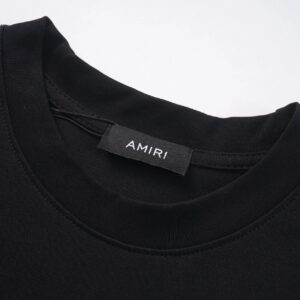 amiri black leopard t shirt multi