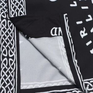 amiri sun & moon motif shirt black