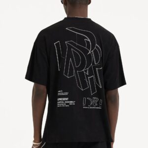 represent graphic t shirt black/white