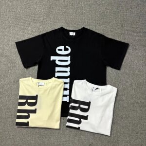 rhude t shirt artistic black