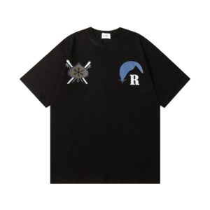 rhude sunset mountain tee multicolor