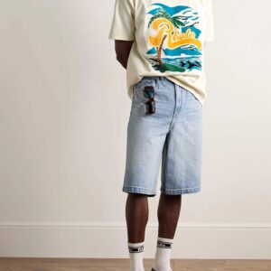 rhude racing graphic tee black