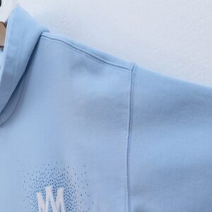 amiri rhinestone logo hoodie multicolor