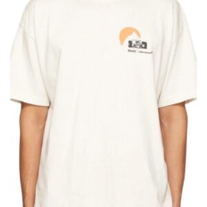 rhude mclaren sunset print tee multicolor