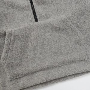 essentials fleece hoodie black/grey