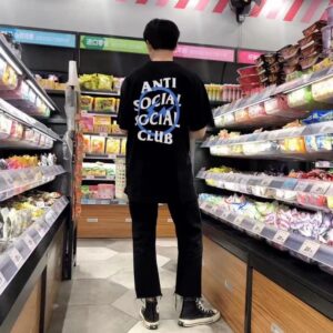 assc lightning print t shirt black