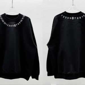 maison margiela mm6 print sweatshirt black