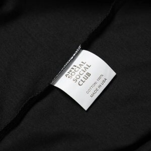 assc lightning print t shirt black