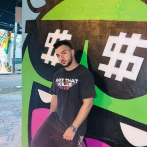 gallery dept washed art t shirt black