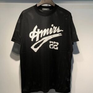 amiri breathable mesh set black white