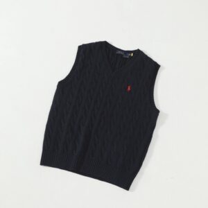 ralph lauren v neck knit vest multicolor