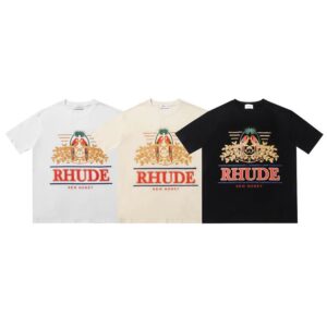 rhude parrot tee multicolor