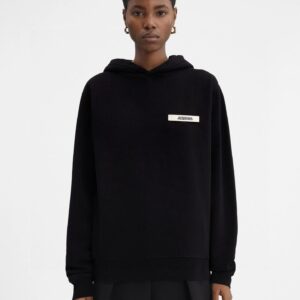 jacquemus embroidered logo hoodie multicolor