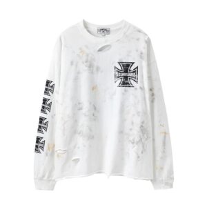 sssaint louis cross star graffiti tee black/white