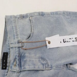 purple brand washed slim jeans multi color