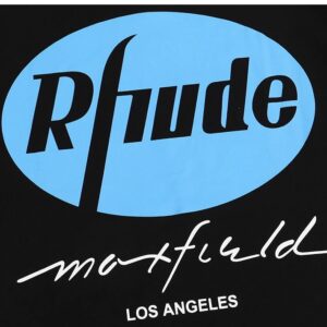 rhude eagle print t shirt multicolor