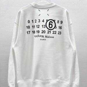 maison margiela mm6 print sweatshirt black