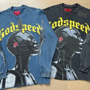 god speed vintage washed graphic long sleeve tee