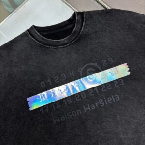 maison margiela mm6 print sweatshirt black