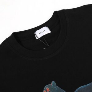 rhude black panther t shirt multi