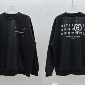 maison margiela mm6 print sweatshirt black
