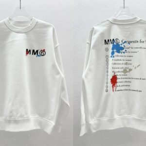maison margiela mm6 print sweatshirt black
