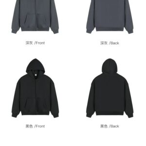 idlt heavyweight zip hoodie multi color